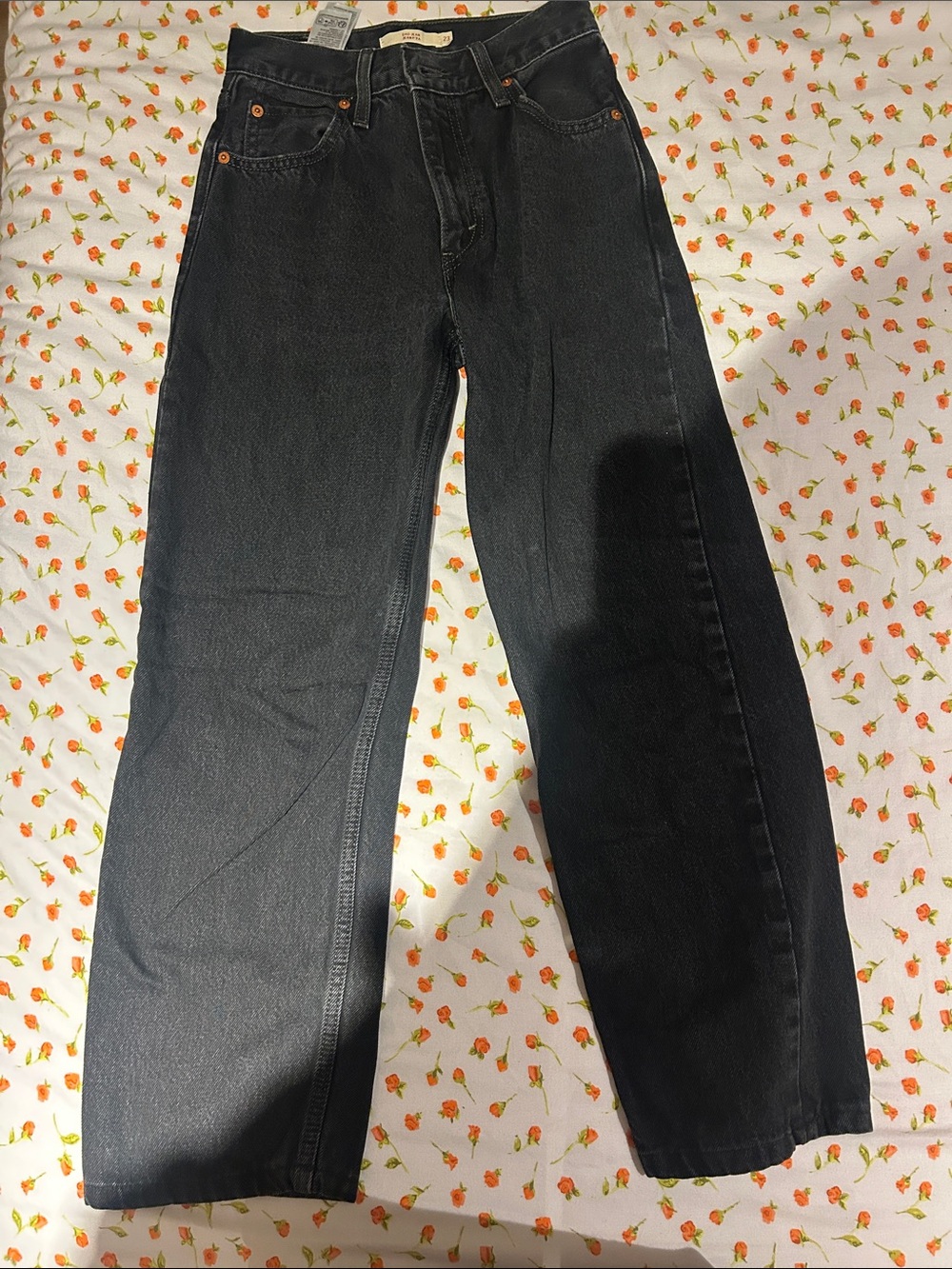 Levi's Black Straight-Leg Women's Jeans
